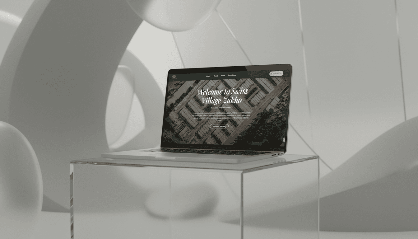 Swiss Village Zakho website by Lazim MV, built by Lazim Latheef